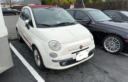 Fiat 500 salvage cars for sale: 2012 Fiat 500 Lounge