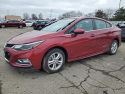 Salvage cars for sale at Moraine, OH auction: 2017 Chevrolet Cruze LT