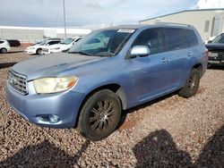 Salvage cars for sale at Phoenix, AZ auction: 2009 Toyota Highlander Limited