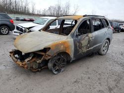 Salvage cars for sale at Leroy, NY auction: 2010 Hyundai Santa FE GLS