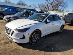 Salvage cars for sale at Wichita, KS auction: 2021 Hyundai Sonata Hybrid