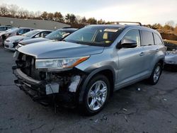 2015 Toyota Highlander Limited en venta en Exeter, RI