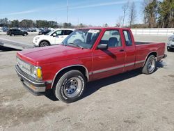 Salvage cars for sale at Dunn, NC auction: 1992 Chevrolet S Truck S10