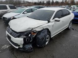 Salvage cars for sale at New Britain, CT auction: 2015 Volkswagen Passat S