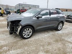 Salvage cars for sale from Copart Bismarck, ND: 2021 Ford Edge Titanium