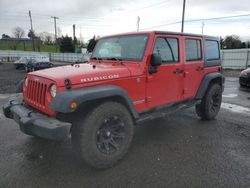 Jeep Wrangler salvage cars for sale: 2011 Jeep Wrangler Unlimited Rubicon