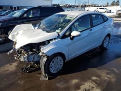 Salvage cars for sale at New Britain, CT auction: 2015 Ford Fiesta S
