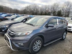Salvage cars for sale from Copart North Billerica, MA: 2015 Honda CR-V EX