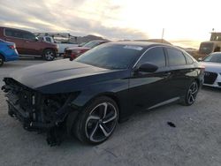 Honda salvage cars for sale: 2018 Honda Accord Sport