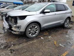 Ford Edge Titanium salvage cars for sale: 2018 Ford Edge Titanium