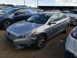 Salvage cars for sale from Copart Colorado Springs, CO: 2016 Hyundai Sonata SE