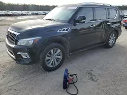 Salvage cars for sale at Harleyville, SC auction: 2016 Infiniti QX80