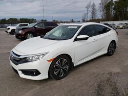 Salvage cars for sale at Dunn, NC auction: 2018 Honda Civic EX
