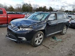 Salvage cars for sale from Copart Madisonville, TN: 2013 Toyota Highlander Limited