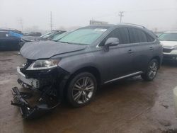 Salvage cars for sale from Copart Chicago Heights, IL: 2015 Lexus RX 350 Base