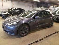 Salvage cars for sale from Copart Wheeling, IL: 2022 Tesla Model 3
