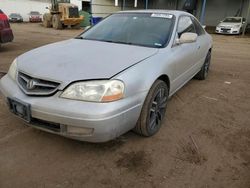 Acura salvage cars for sale: 2002 Acura 3.2CL TYPE-S