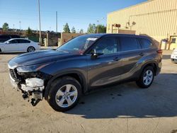 Toyota salvage cars for sale: 2021 Toyota Highlander Hybrid LE