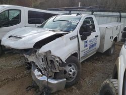 Salvage trucks for sale at Hurricane, WV auction: 2022 Chevrolet Silverado C3500