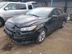 Salvage cars for sale at Colorado Springs, CO auction: 2017 Ford Fusion SE