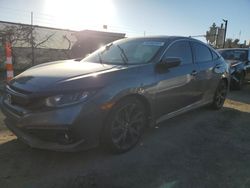 Flood-damaged cars for sale at auction: 2019 Honda Civic Sport