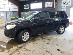 Salvage cars for sale at East Granby, CT auction: 2009 Toyota Highlander