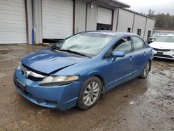 Salvage cars for sale at Grenada, MS auction: 2009 Honda Civic EXL