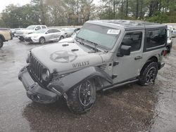 Jeep Wrangler salvage cars for sale: 2021 Jeep Wrangler Sport