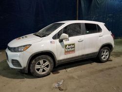 Salvage cars for sale from Copart Woodhaven, MI: 2022 Chevrolet Trax LS