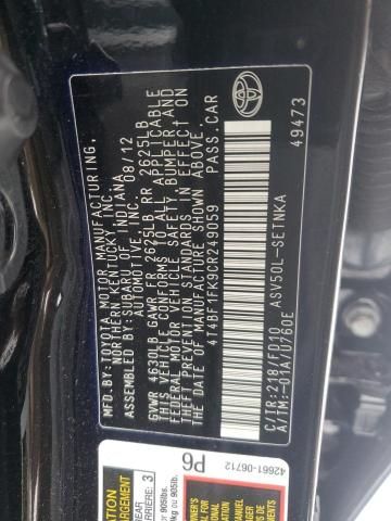 2012 Toyota Camry Base