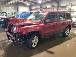 Salvage cars for sale at Eldridge, IA auction: 2012 Jeep Patriot Latitude