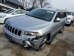 Salvage cars for sale at Bridgeton, MO auction: 2016 Jeep Grand Cherokee Laredo
