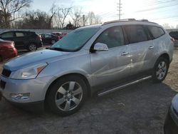 Chevrolet salvage cars for sale: 2012 Chevrolet Traverse LT