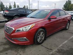 Salvage cars for sale from Copart Rancho Cucamonga, CA: 2015 Hyundai Sonata SE