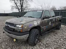 Chevrolet salvage cars for sale: 2003 Chevrolet Silverado K1500