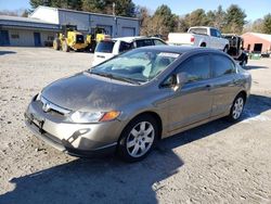 Salvage cars for sale from Copart Mendon, MA: 2008 Honda Civic LX