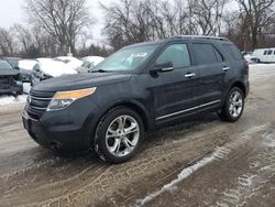 Salvage cars for sale at Des Moines, IA auction: 2015 Ford Explorer Limited
