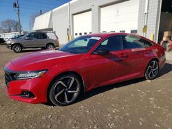 Salvage cars for sale at Ham Lake, MN auction: 2022 Honda Accord Sport