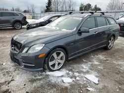 Salvage cars for sale at Bowmanville, ON auction: 2012 Mercedes-Benz E 350 4matic Wagon