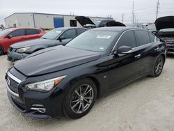 Salvage cars for sale from Copart Haslet, TX: 2015 Infiniti Q50 Base