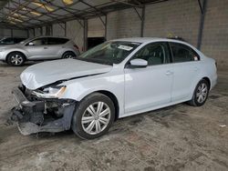 Salvage cars for sale at Cartersville, GA auction: 2017 Volkswagen Jetta S