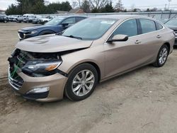Salvage cars for sale from Copart Finksburg, MD: 2019 Chevrolet Malibu LT