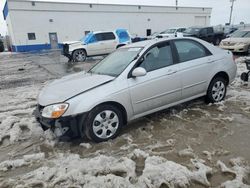 KIA Spectra EX salvage cars for sale: 2008 KIA Spectra EX