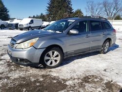 Salvage cars for sale from Copart Finksburg, MD: 2010 Subaru Outback 2.5I Premium