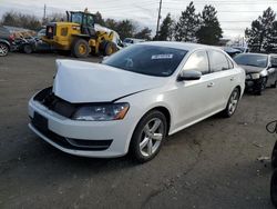 Volkswagen salvage cars for sale: 2013 Volkswagen Passat SE