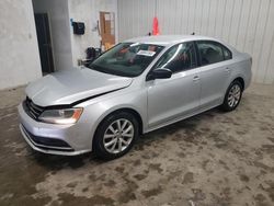 Salvage cars for sale at Cicero, IN auction: 2015 Volkswagen Jetta SE
