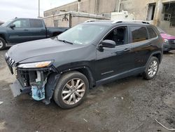 Jeep salvage cars for sale: 2016 Jeep Cherokee Limited