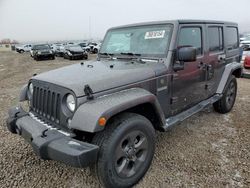 Jeep salvage cars for sale: 2017 Jeep Wrangler Unlimited Sport