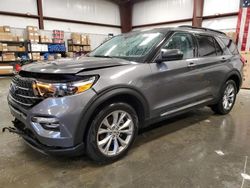 Salvage cars for sale at Spartanburg, SC auction: 2021 Ford Explorer XLT