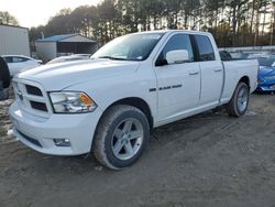 Salvage cars for sale from Copart Seaford, DE: 2012 Dodge RAM 1500 Sport